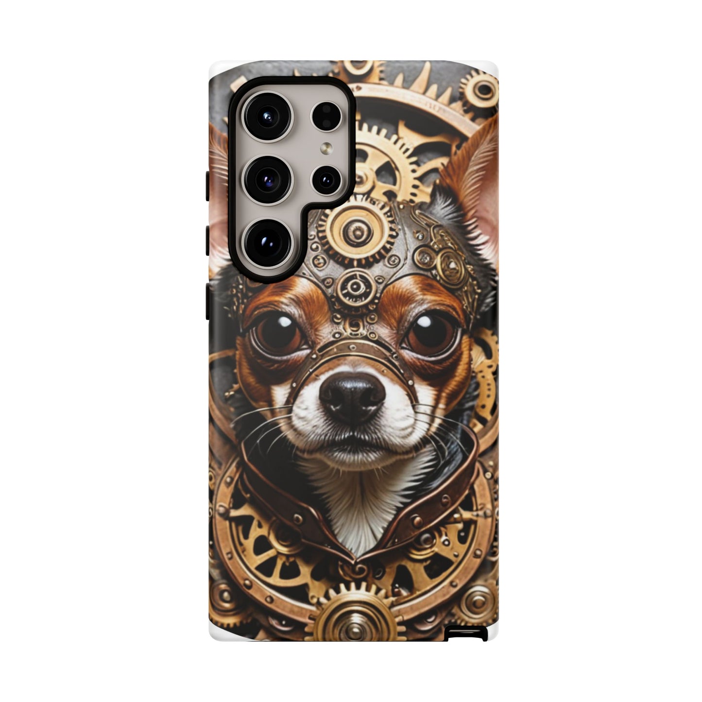 Steampunk Chihuahua Phone Case – Tough Cases for Dog Lovers