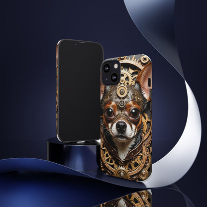 Steampunk Chihuahua Phone Case – Tough Cases for Dog Lovers