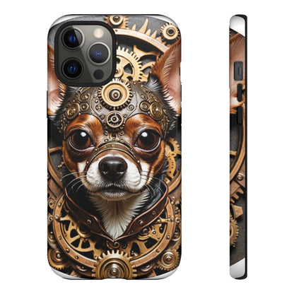 Steampunk Chihuahua Phone Case – Tough Cases for Dog Lovers