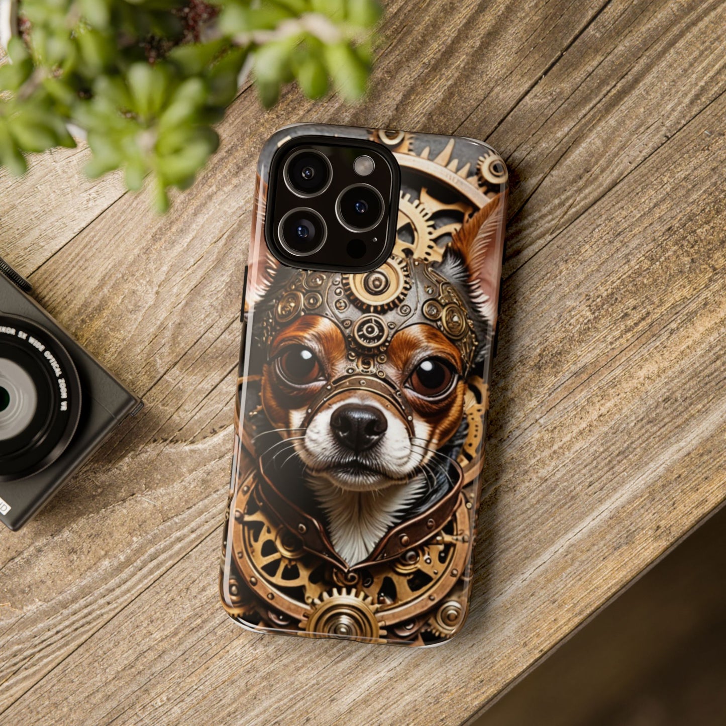 Steampunk Chihuahua Phone Case – Tough Cases for Dog Lovers