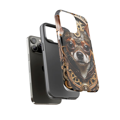 Steampunk Chihuahua Phone Case – Tough Cases for Dog Lovers