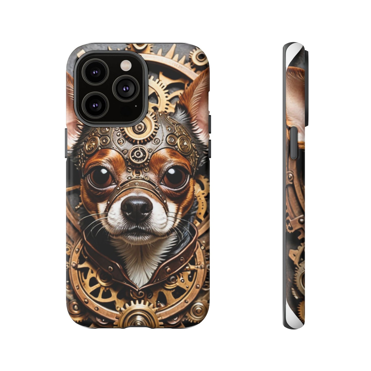 Steampunk Chihuahua Phone Case – Tough Cases for Dog Lovers