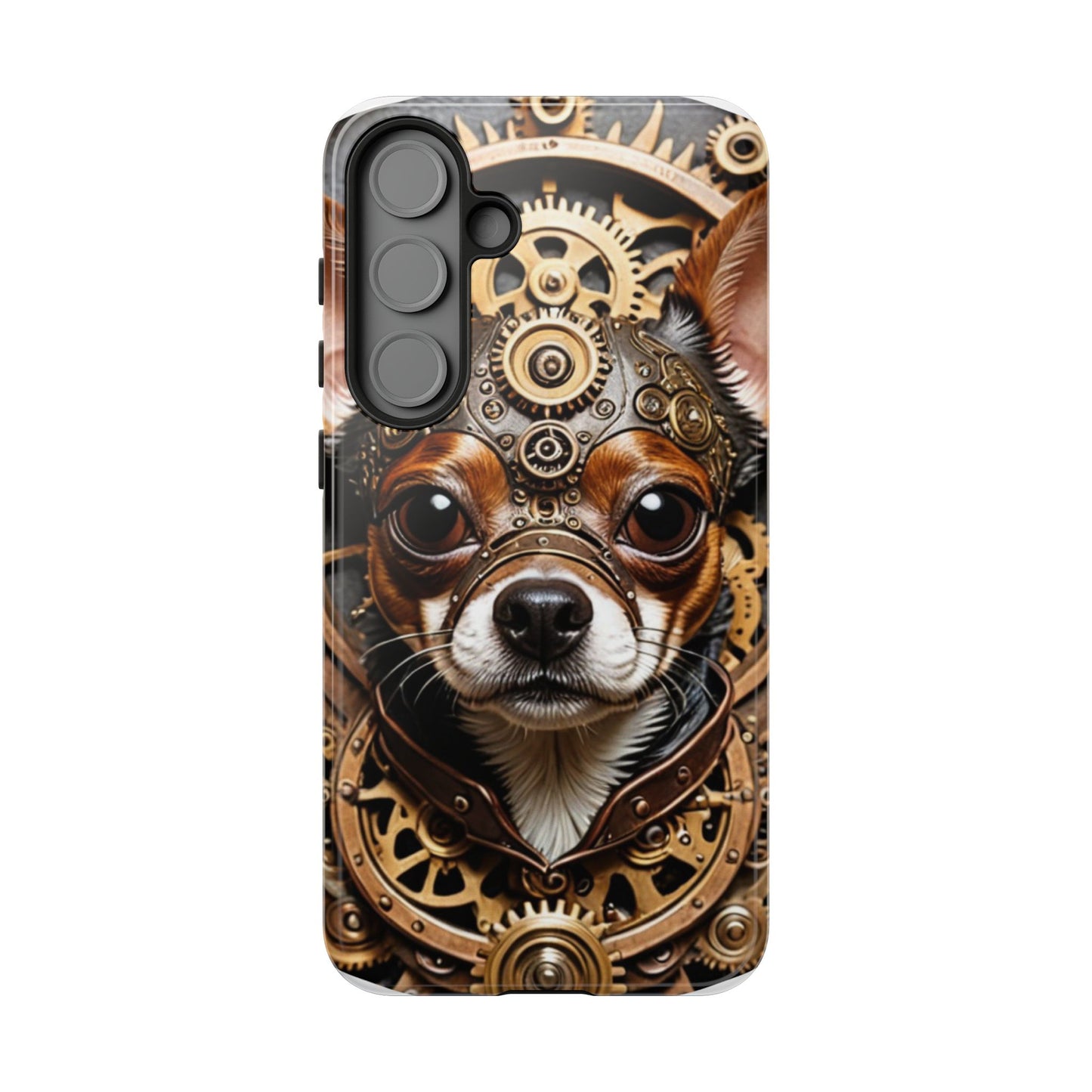 Steampunk Chihuahua Phone Case – Tough Cases for Dog Lovers