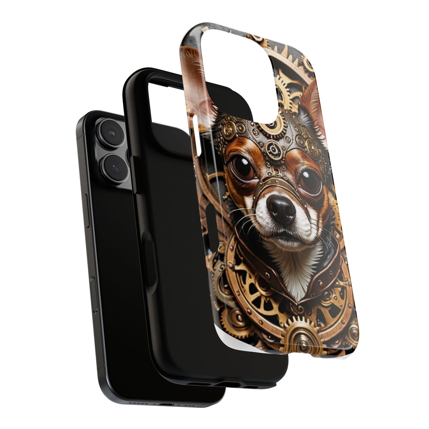 Steampunk Chihuahua Phone Case – Tough Cases for Dog Lovers