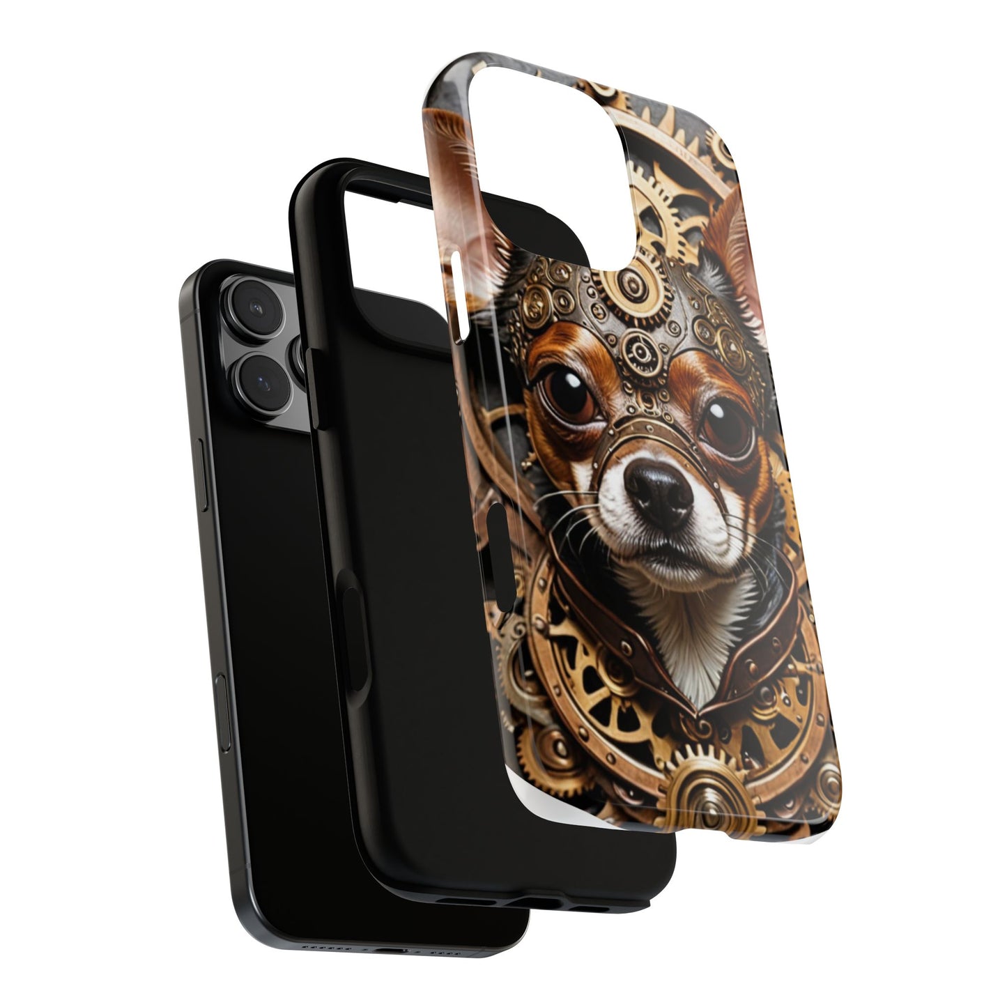 Steampunk Chihuahua Phone Case – Tough Cases for Dog Lovers