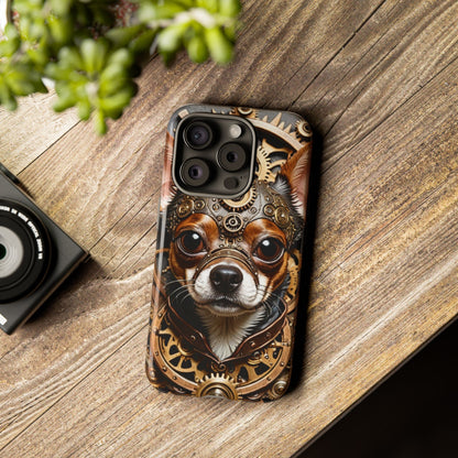 Steampunk Chihuahua Phone Case – Tough Cases for Dog Lovers