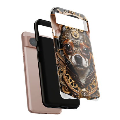 Steampunk Chihuahua Phone Case – Tough Cases for Dog Lovers