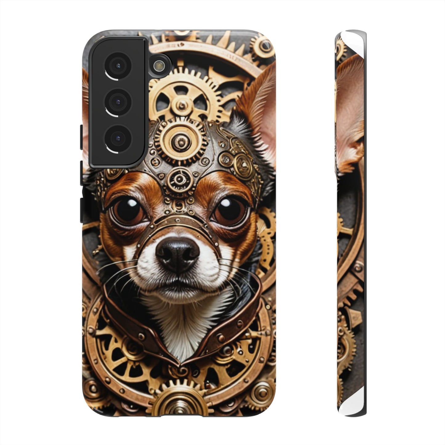 Steampunk Chihuahua Phone Case – Tough Cases for Dog Lovers