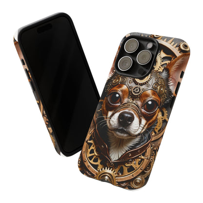 Steampunk Chihuahua Phone Case – Tough Cases for Dog Lovers