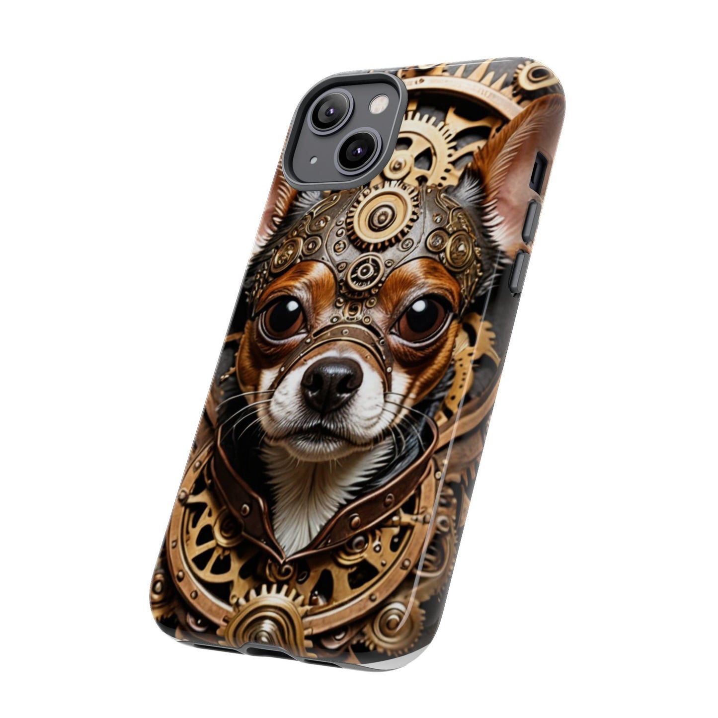 Steampunk Chihuahua Phone Case – Tough Cases for Dog Lovers