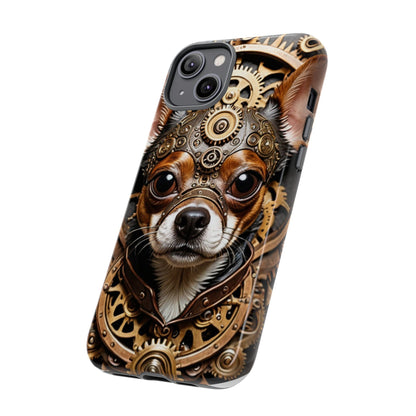 Steampunk Chihuahua Phone Case – Tough Cases for Dog Lovers