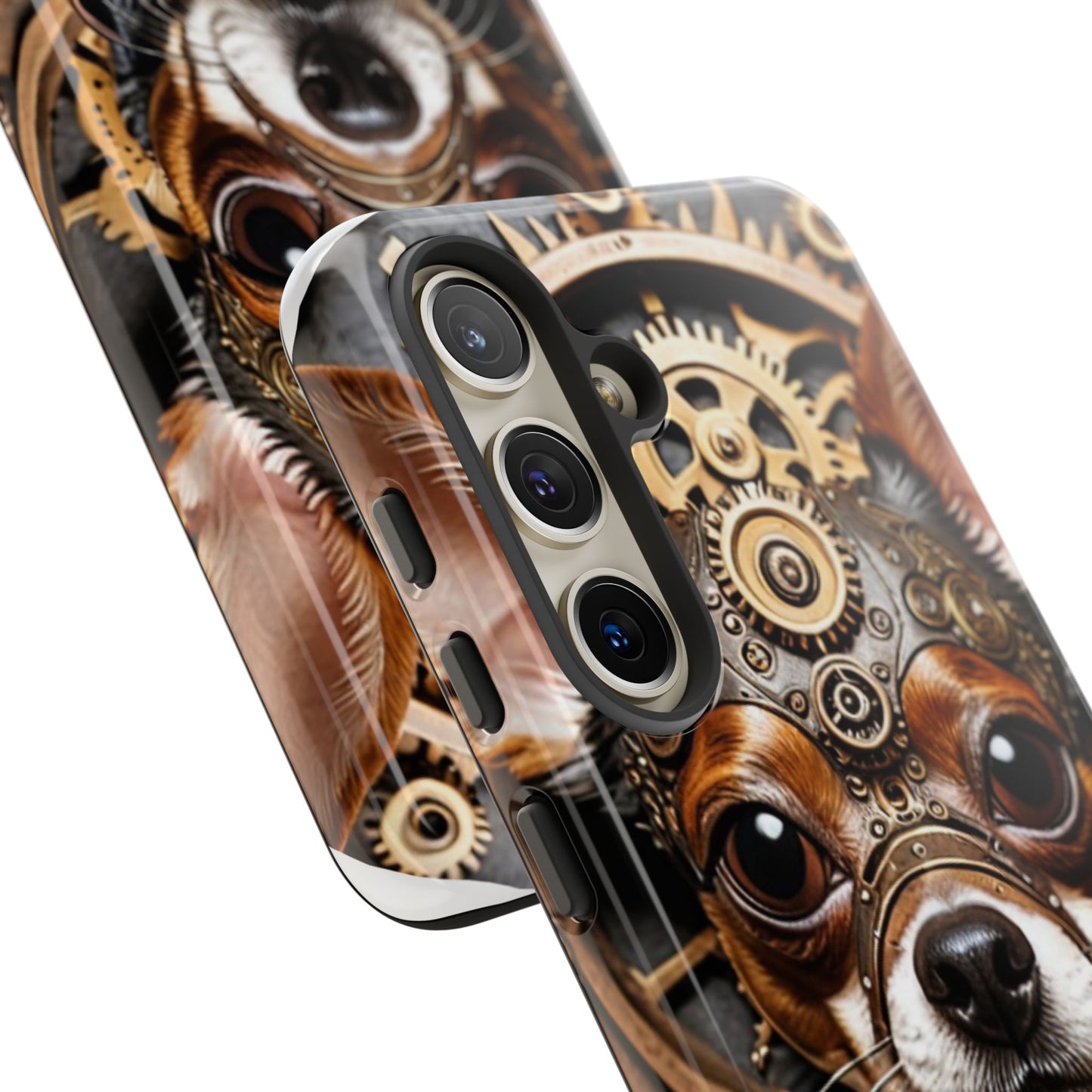 Steampunk Chihuahua Phone Case – Tough Cases for Dog Lovers