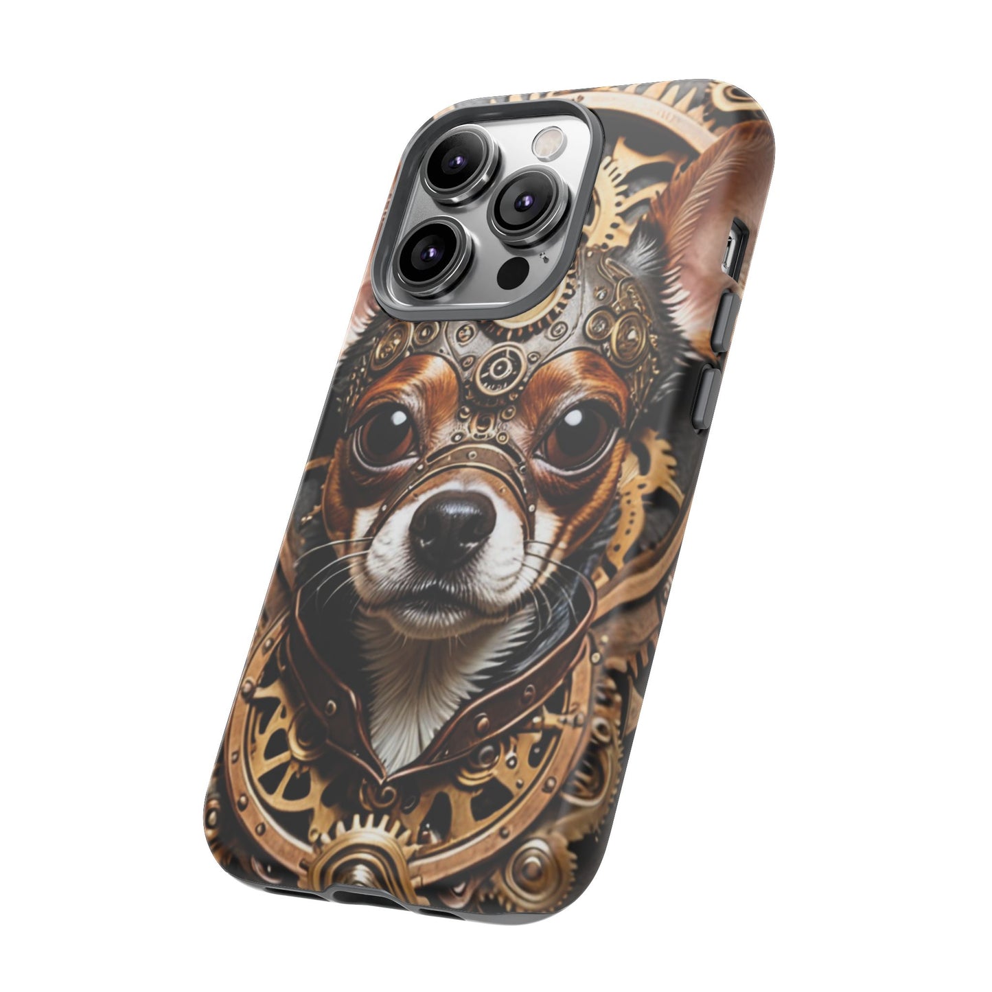 Steampunk Chihuahua Phone Case – Tough Cases for Dog Lovers