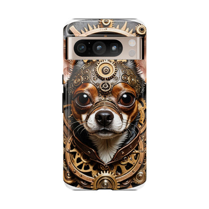 Steampunk Chihuahua Phone Case – Tough Cases for Dog Lovers