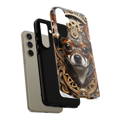 Steampunk Chihuahua Phone Case – Tough Cases for Dog Lovers