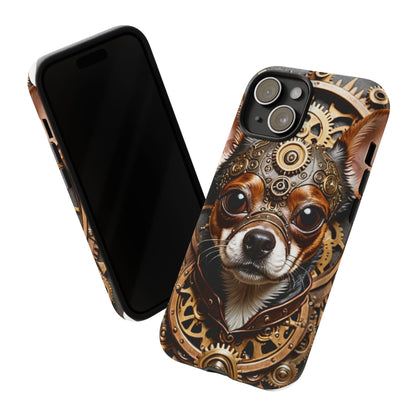 Steampunk Chihuahua Phone Case – Tough Cases for Dog Lovers