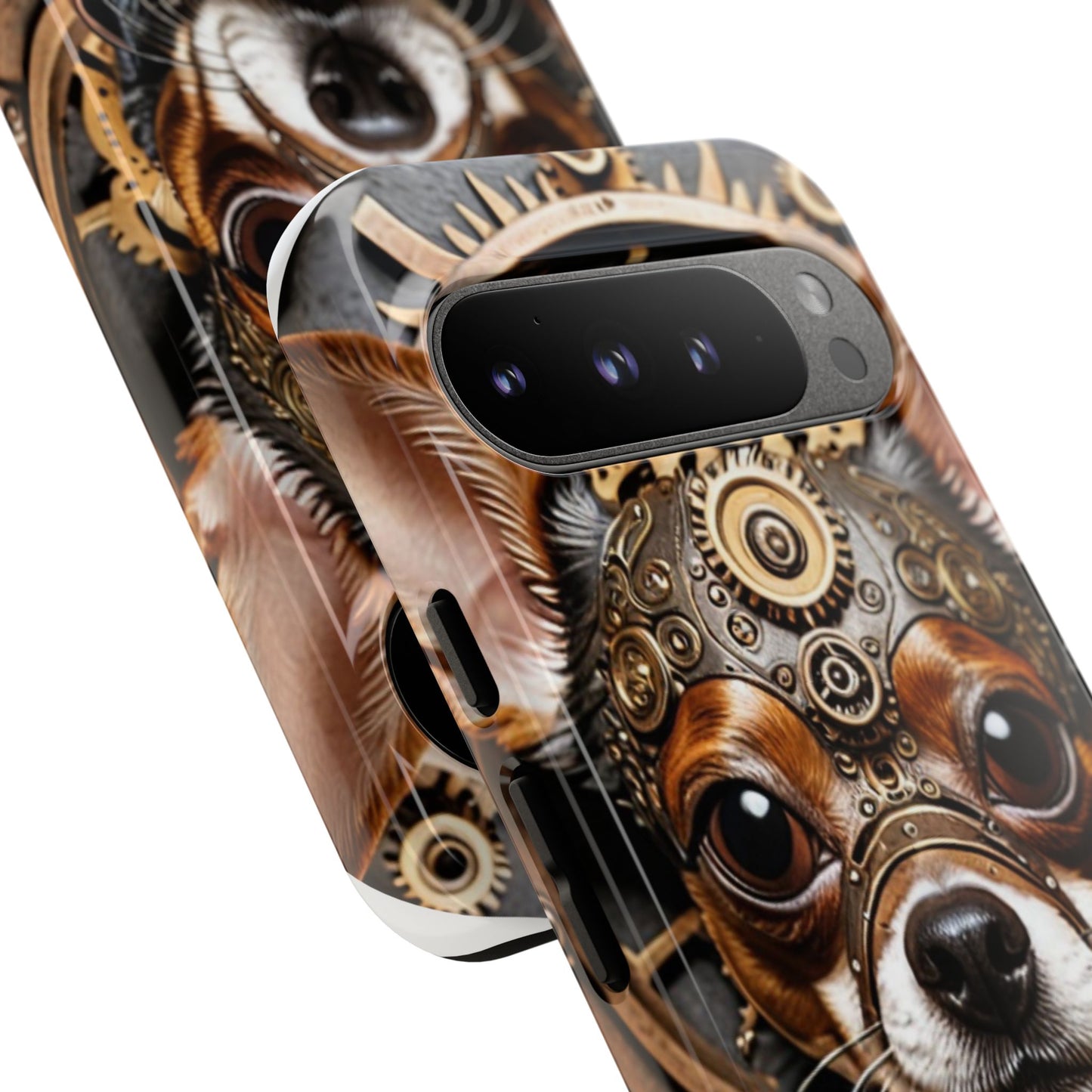 Steampunk Chihuahua Phone Case – Tough Cases for Dog Lovers