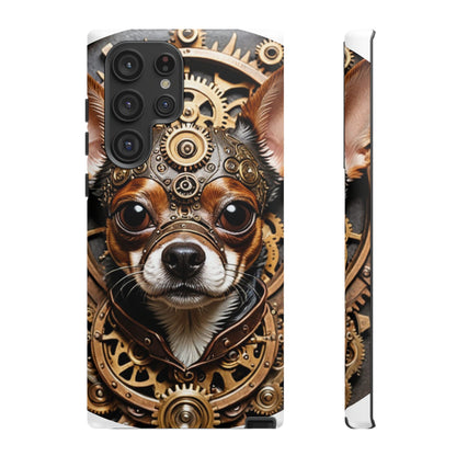 Steampunk Chihuahua Phone Case – Tough Cases for Dog Lovers