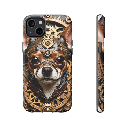 Steampunk Chihuahua Phone Case – Tough Cases for Dog Lovers