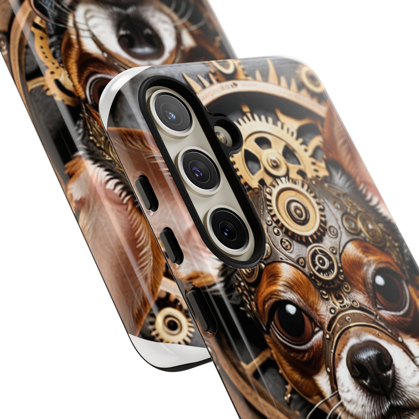 Steampunk Chihuahua Phone Case – Tough Cases for Dog Lovers