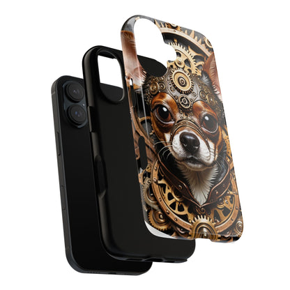 Steampunk Chihuahua Phone Case – Tough Cases for Dog Lovers