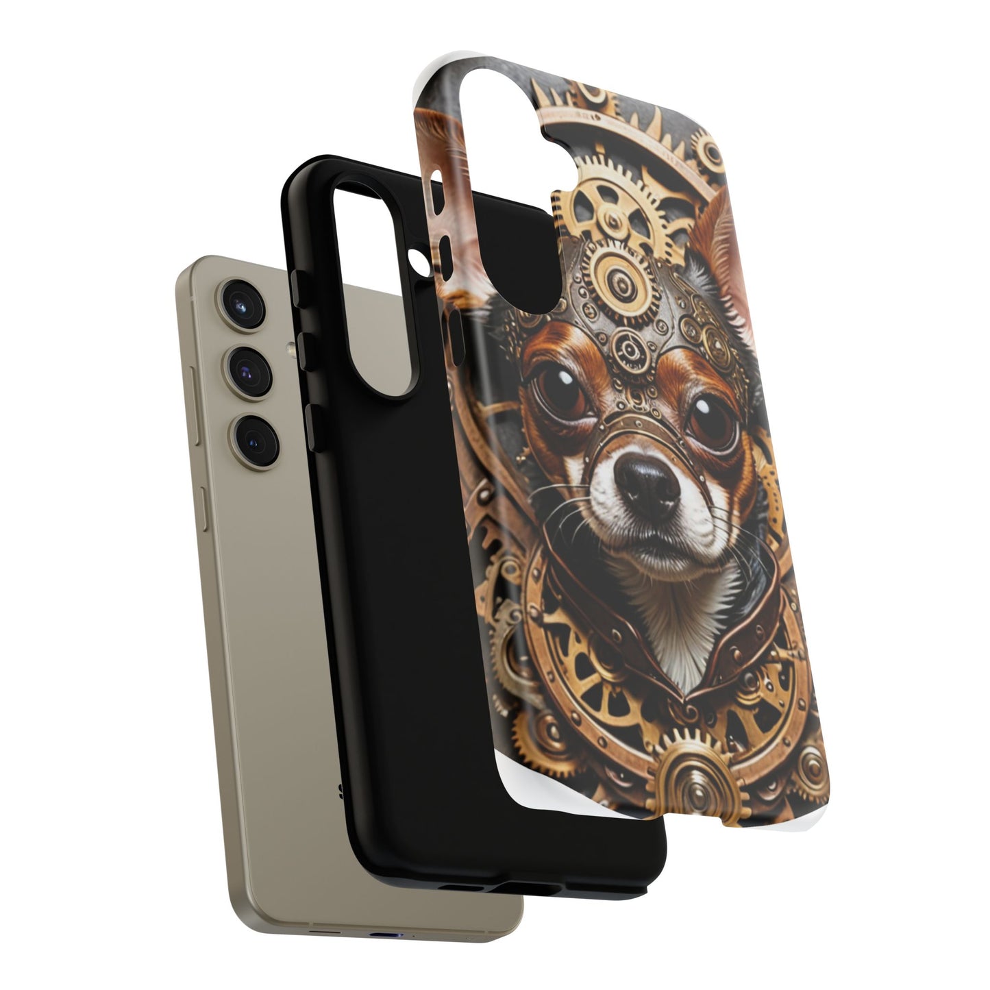 Steampunk Chihuahua Phone Case – Tough Cases for Dog Lovers