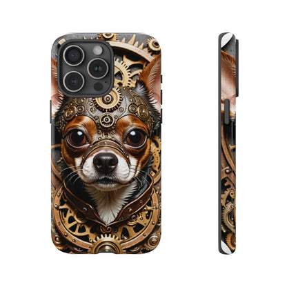 Steampunk Chihuahua Phone Case – Tough Cases for Dog Lovers