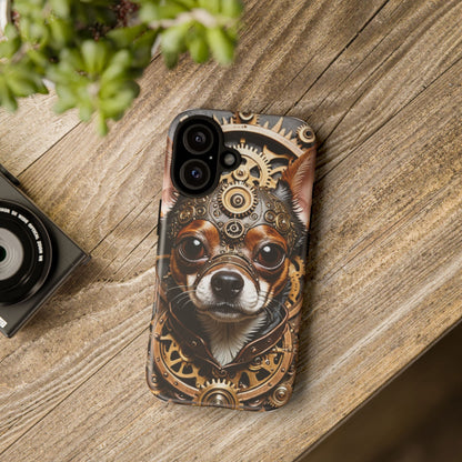 Steampunk Chihuahua Phone Case – Tough Cases for Dog Lovers