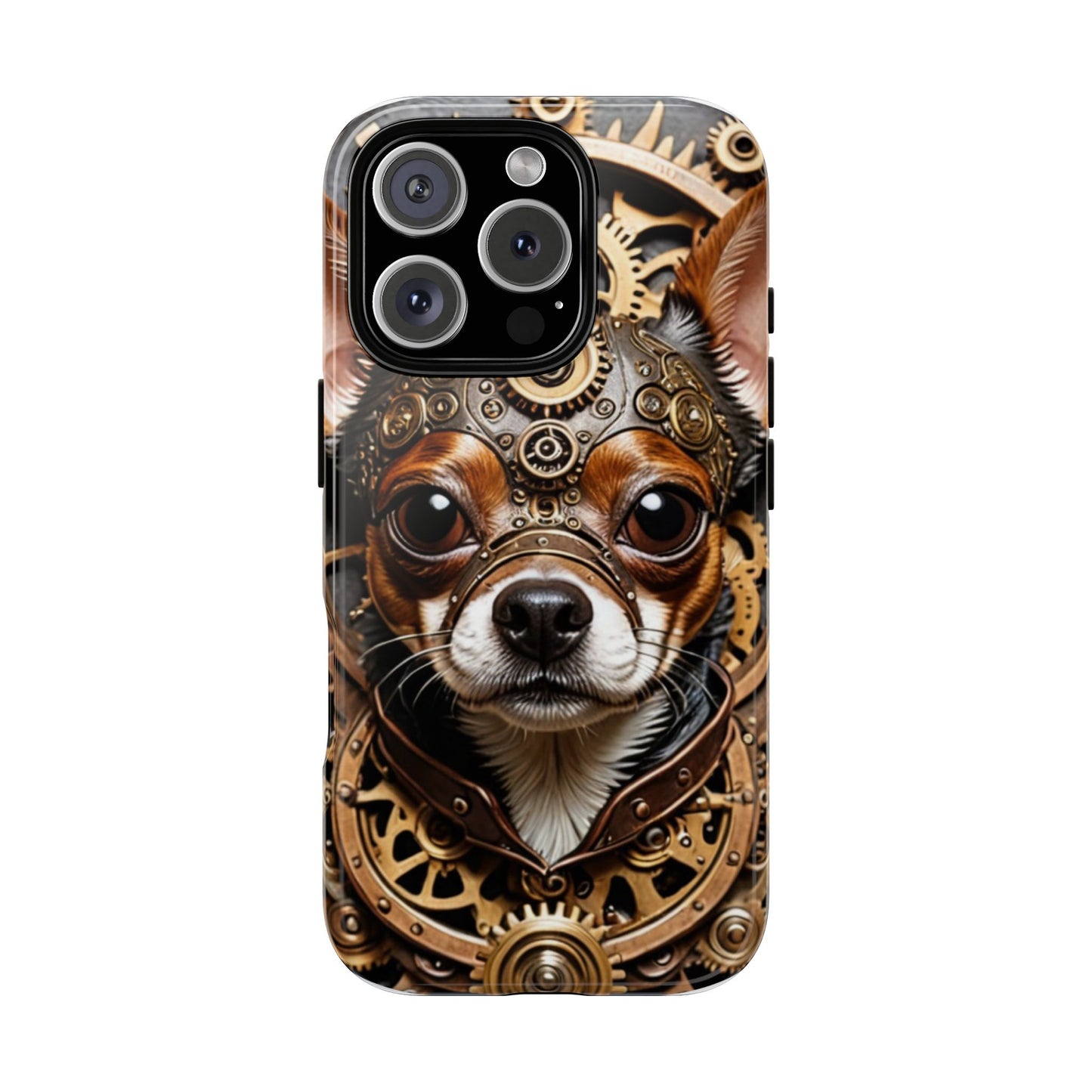 Steampunk Chihuahua Phone Case – Tough Cases for Dog Lovers