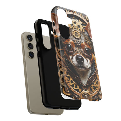 Steampunk Chihuahua Phone Case – Tough Cases for Dog Lovers