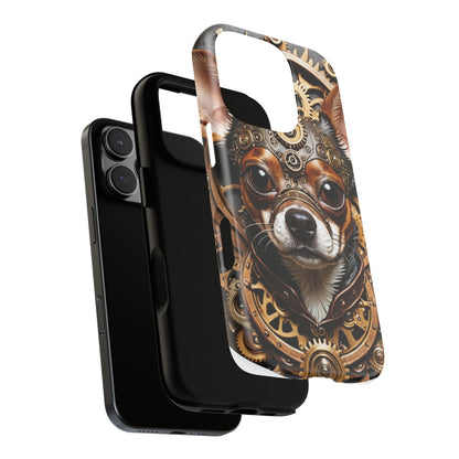 Steampunk Chihuahua Phone Case – Tough Cases for Dog Lovers