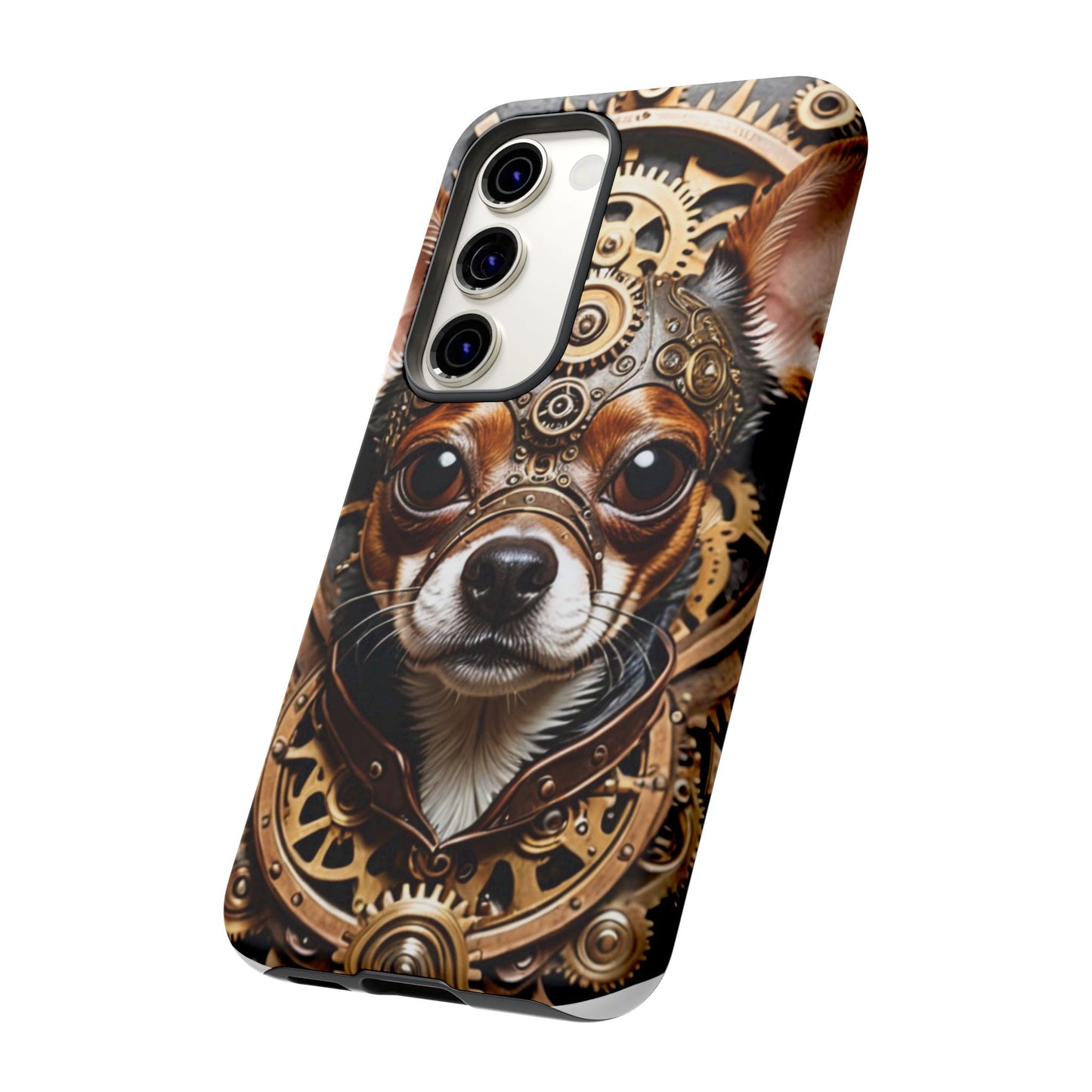 Steampunk Chihuahua Phone Case – Tough Cases for Dog Lovers