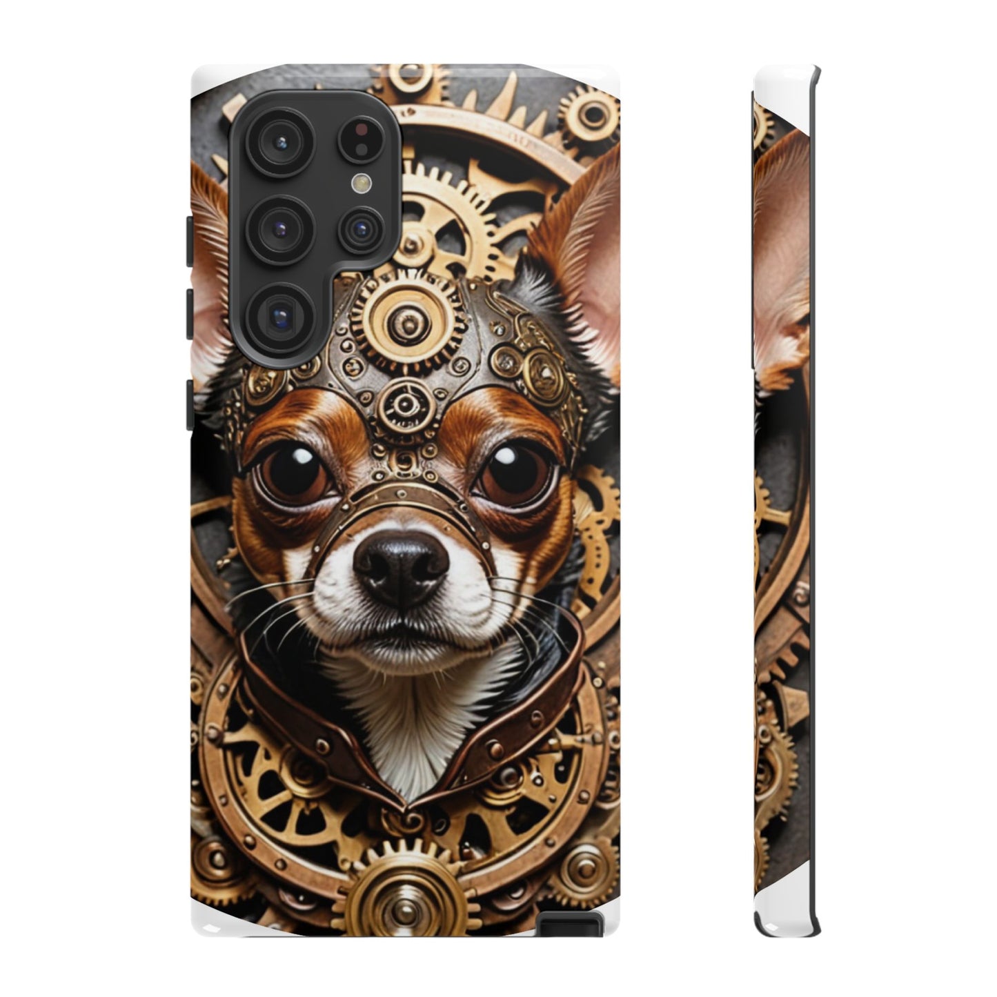 Steampunk Chihuahua Phone Case – Tough Cases for Dog Lovers