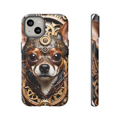 Steampunk Chihuahua Phone Case – Tough Cases for Dog Lovers