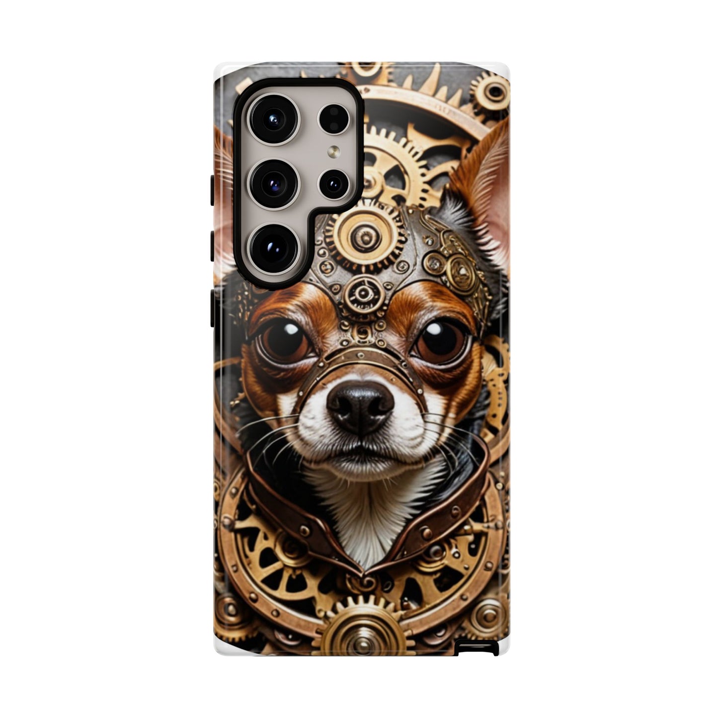 Steampunk Chihuahua Phone Case – Tough Cases for Dog Lovers