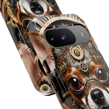 Steampunk Chihuahua Phone Case – Tough Cases for Dog Lovers