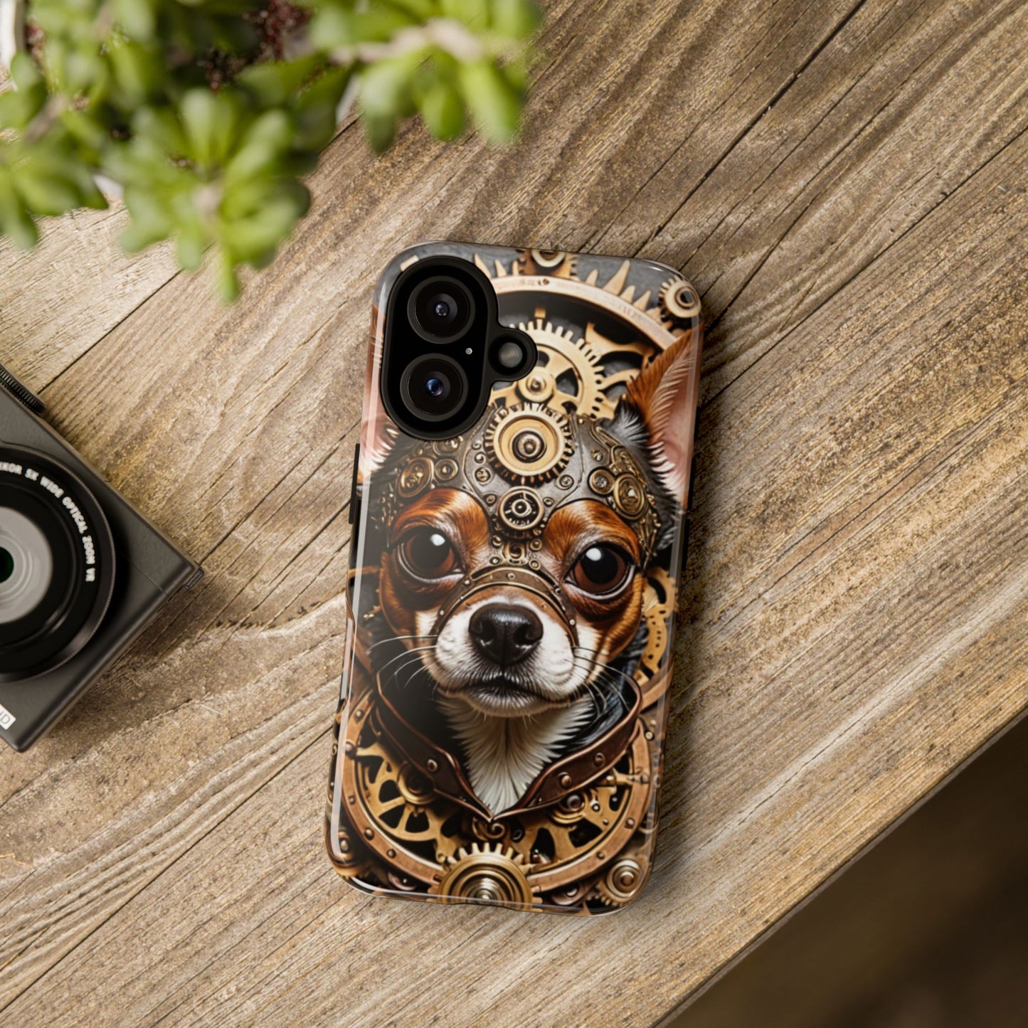 Steampunk Chihuahua Phone Case – Tough Cases for Dog Lovers