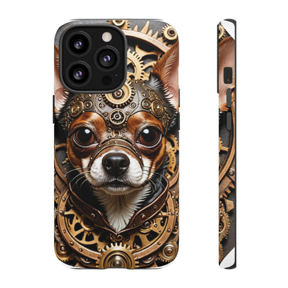 Steampunk Chihuahua Phone Case – Tough Cases for Dog Lovers