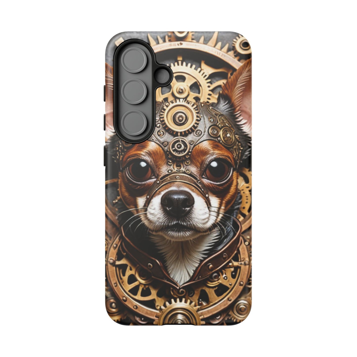 Steampunk Chihuahua Phone Case – Tough Cases for Dog Lovers