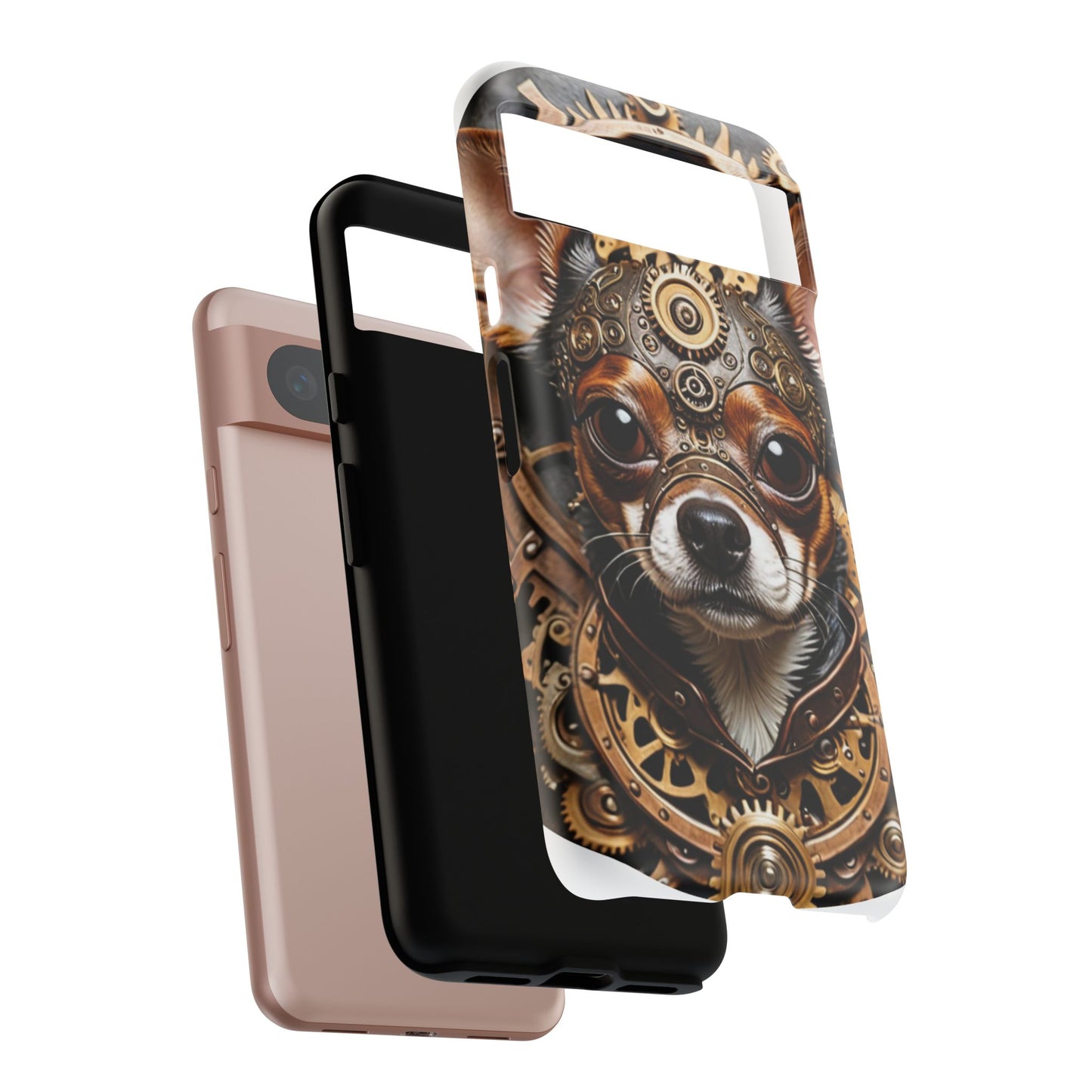 Steampunk Chihuahua Phone Case – Tough Cases for Dog Lovers