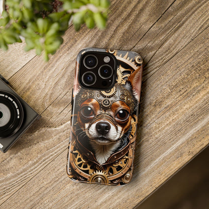 Steampunk Chihuahua Phone Case – Tough Cases for Dog Lovers