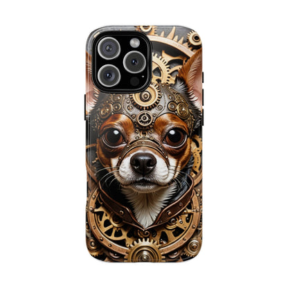 Steampunk Chihuahua Phone Case – Tough Cases for Dog Lovers