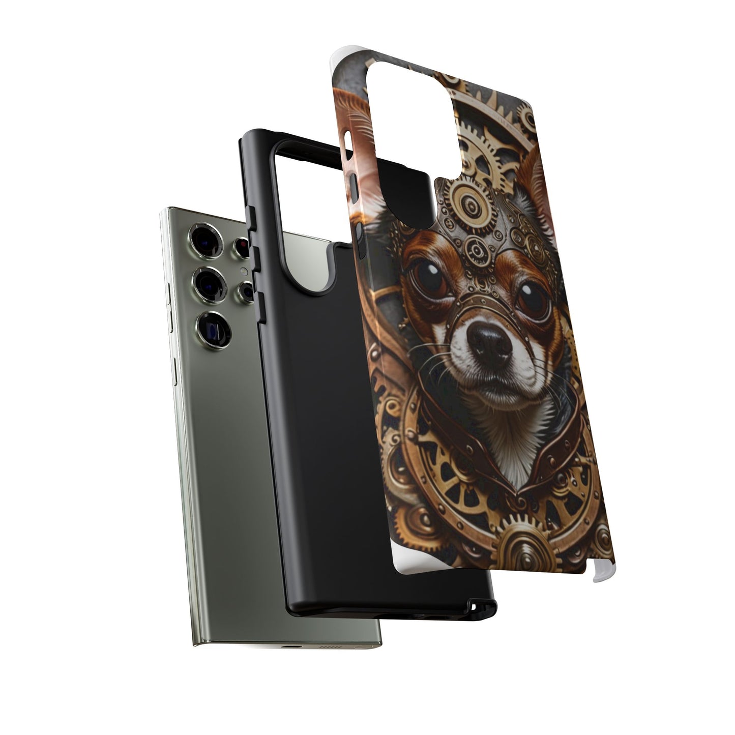 Steampunk Chihuahua Phone Case – Tough Cases for Dog Lovers