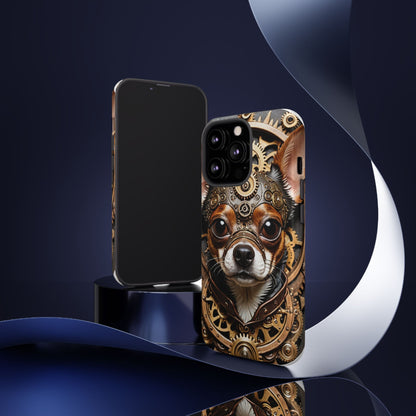 Steampunk Chihuahua Phone Case – Tough Cases for Dog Lovers