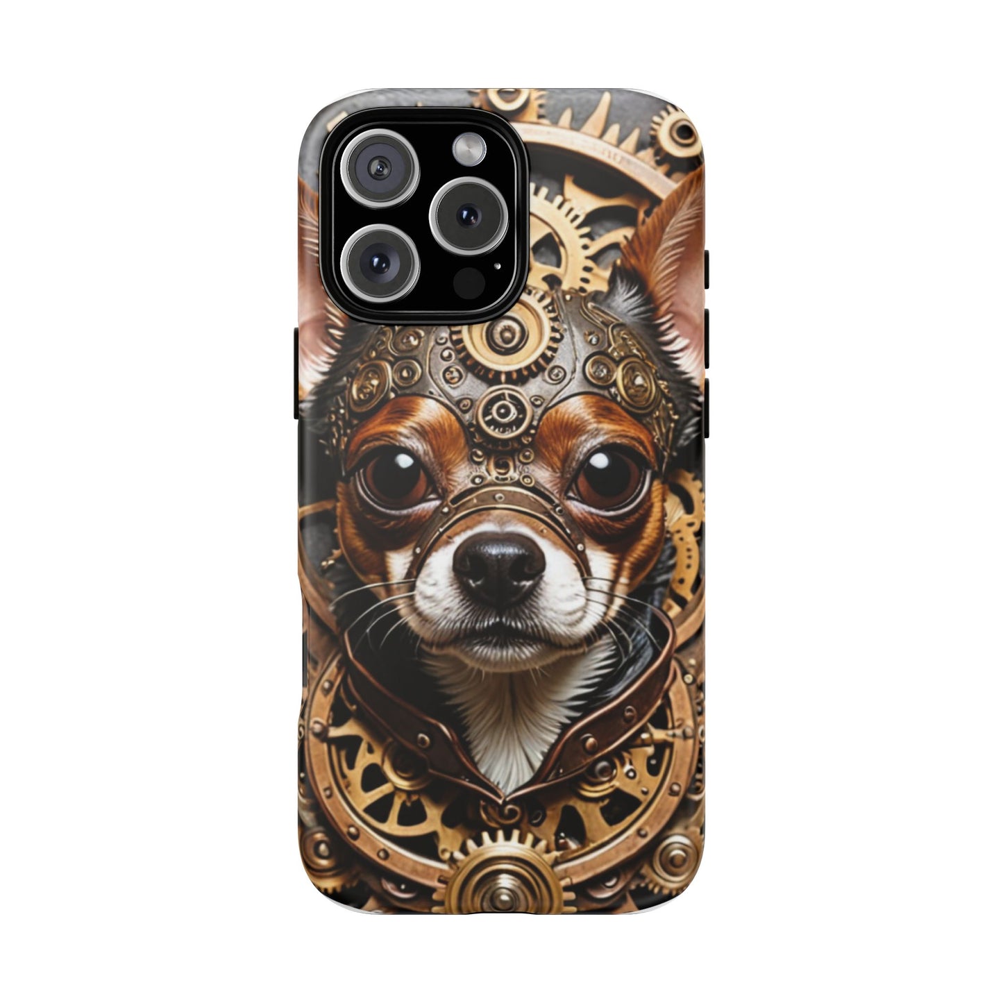 Steampunk Chihuahua Phone Case – Tough Cases for Dog Lovers