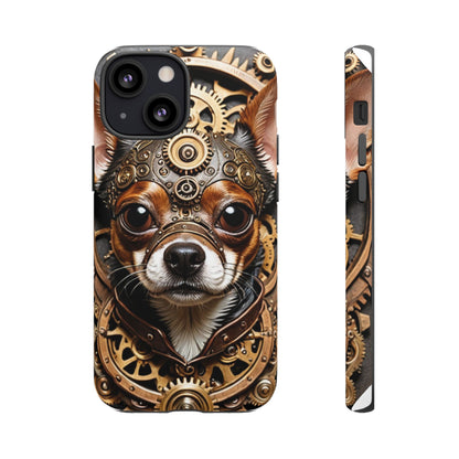 Steampunk Chihuahua Phone Case – Tough Cases for Dog Lovers