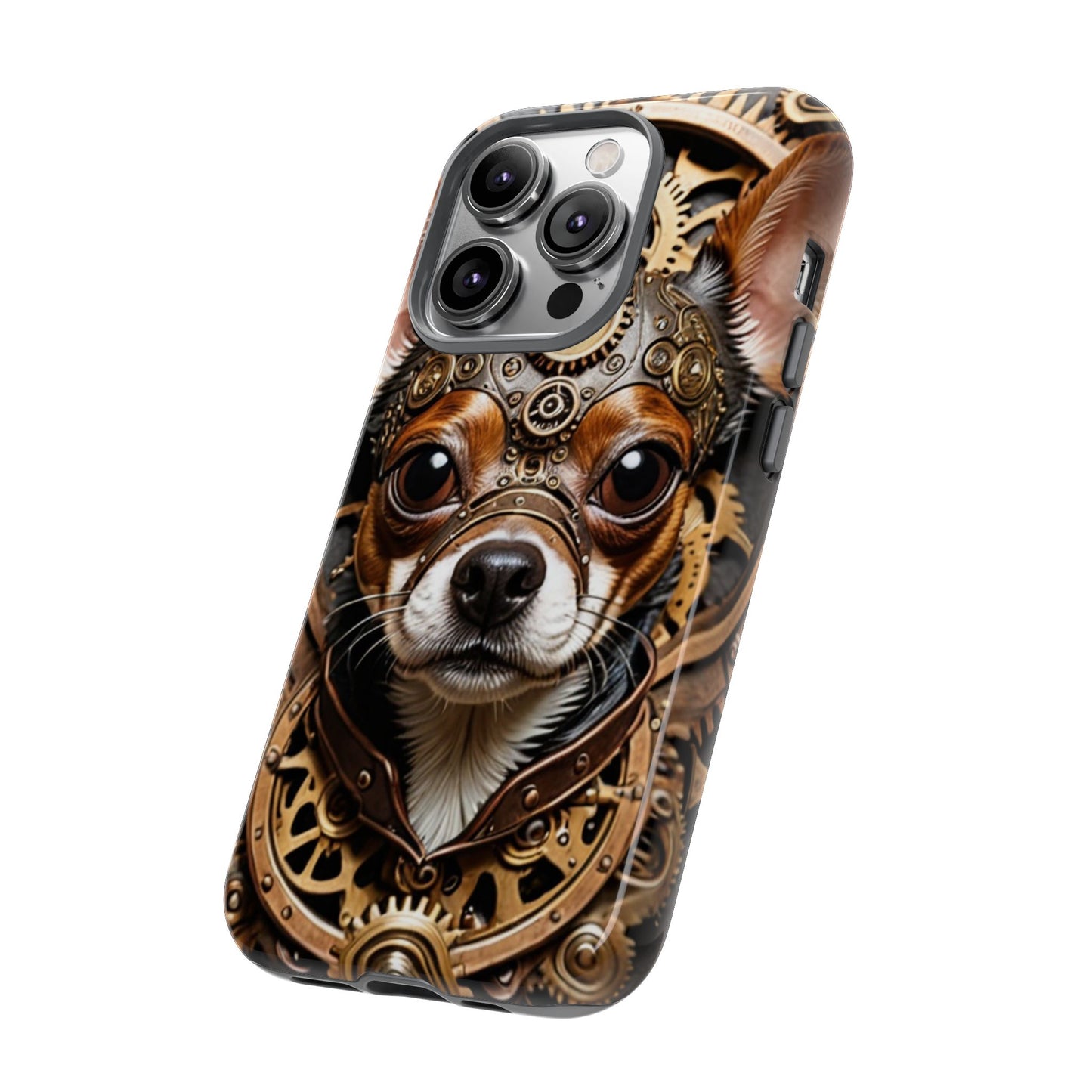 Steampunk Chihuahua Phone Case – Tough Cases for Dog Lovers