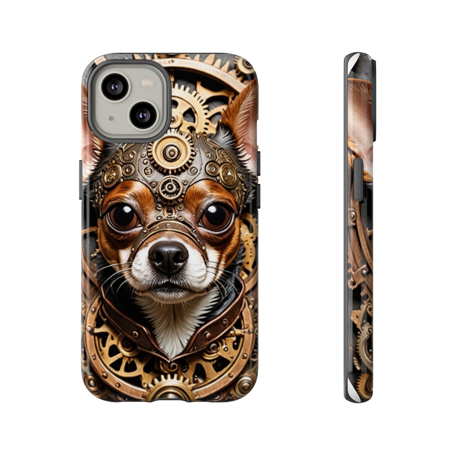 Steampunk Chihuahua Phone Case – Tough Cases for Dog Lovers