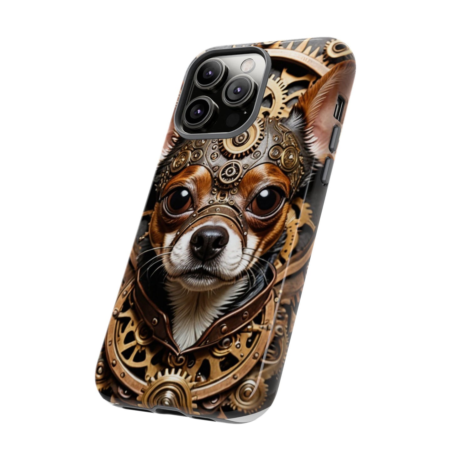 Steampunk Chihuahua Phone Case – Tough Cases for Dog Lovers