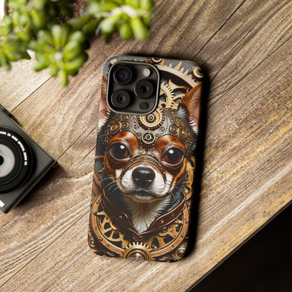 Steampunk Chihuahua Phone Case – Tough Cases for Dog Lovers